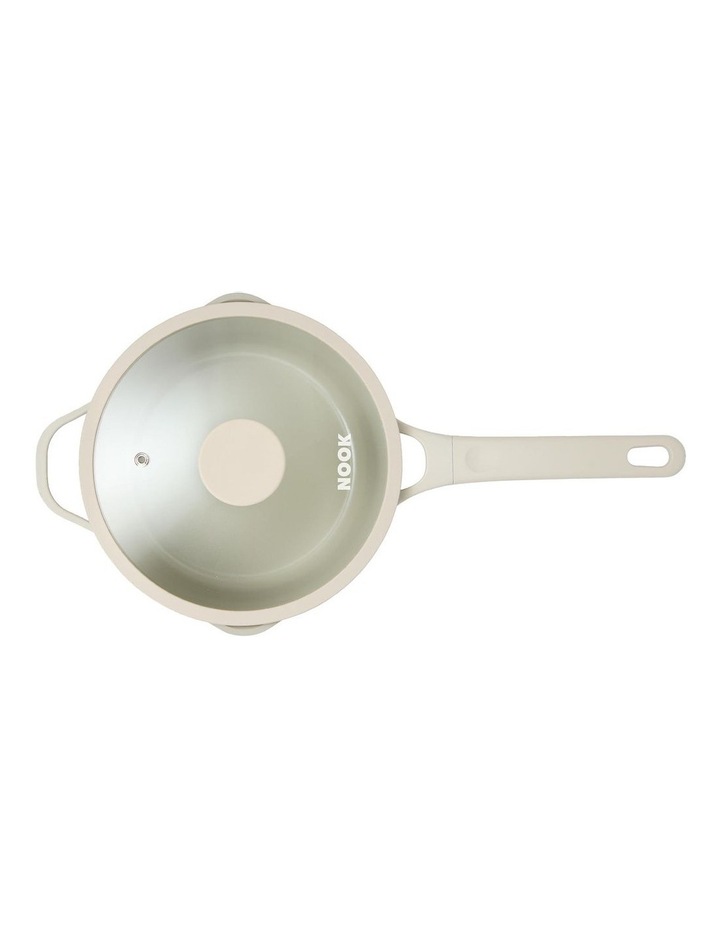 NOOK by Baccarat Saucepan With Lid 20cm in Cream image 3