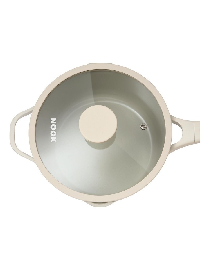 NOOK by Baccarat Saucepan With Lid 20cm in Cream image 4