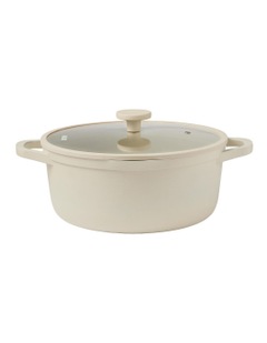 NOOK by Baccarat Casserole With Lid 28cm in Cream