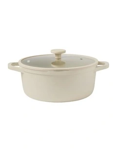 Baccarat Nook Casserole With Lid 28cm in Cream