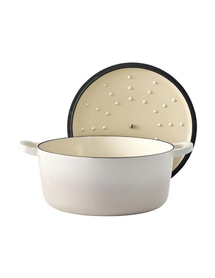 Baccarat Le Connoisseur Round French Oven 25cm 3.9L in Cream image 2