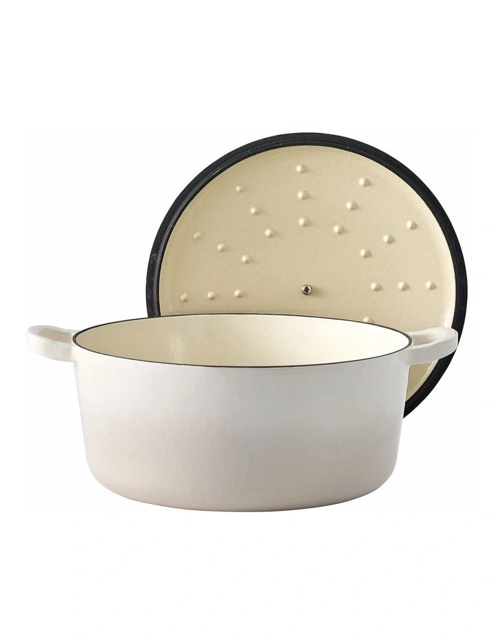 Baccarat Le Connoisseur Round French Oven 25cm 3.9L in Cream image 2