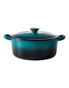 Baccarat Le Connoisseur Round French Oven 25cm 3.9L in Blue