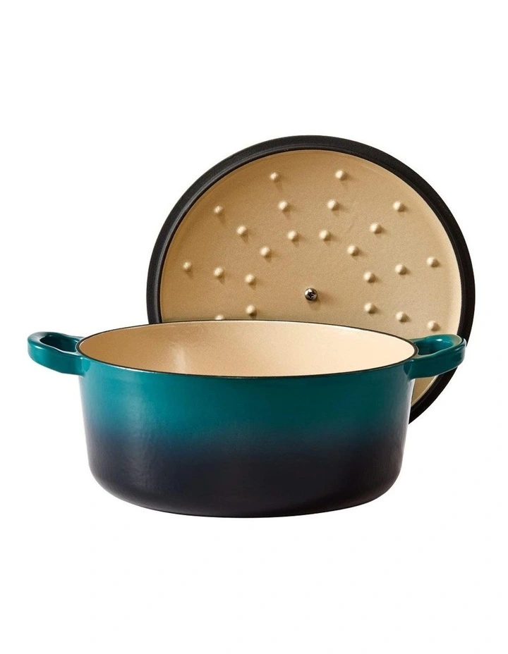 Baccarat Le Connoisseur Round French Oven 25cm 3.9L in Blue image 2