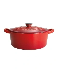 Baccarat Le Connoisseur Round French Oven 25cm 3.9L in Red