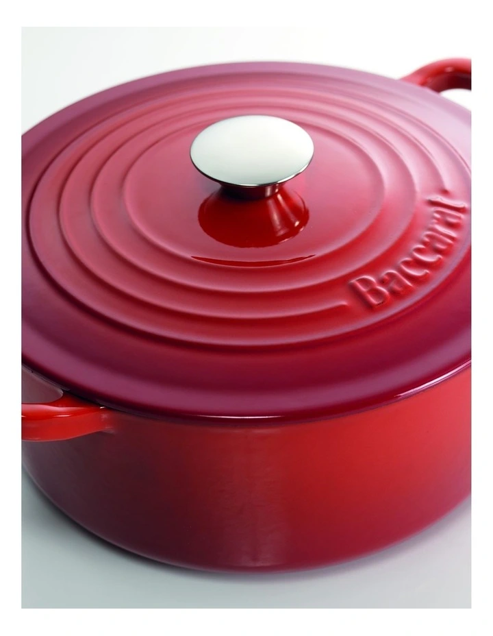 Baccarat Le Connoisseur Round French Oven 25cm 3.9L in Red image 6