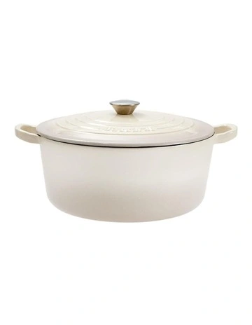 Baccarat Le Connoisseur Round French Oven 29cm 6.3L in Cream