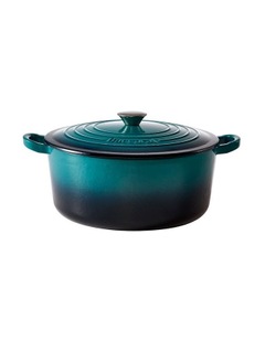 Baccarat Le Connoisseur Round French Oven 29cm 6.3L in Lagoon