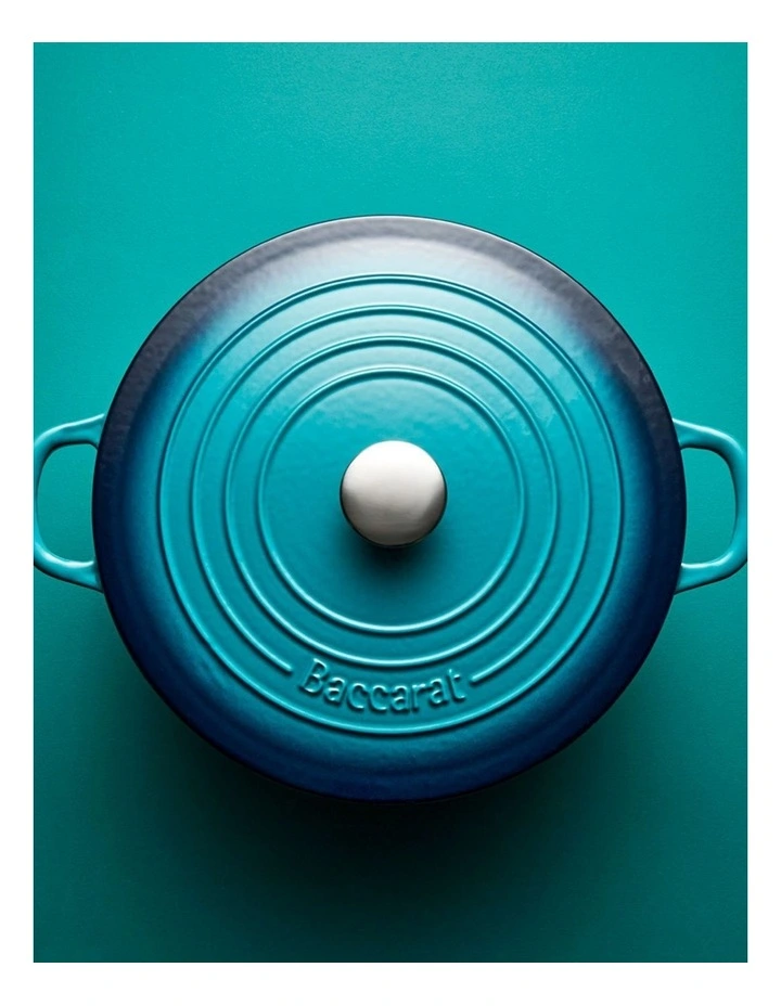 Baccarat Le Connoisseur Round French Oven 29cm 6.3L in Lagoon image 3