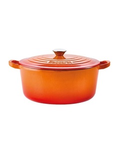 Baccarat Le Connoisseur Round French Oven 29cm 6.3L in Lava