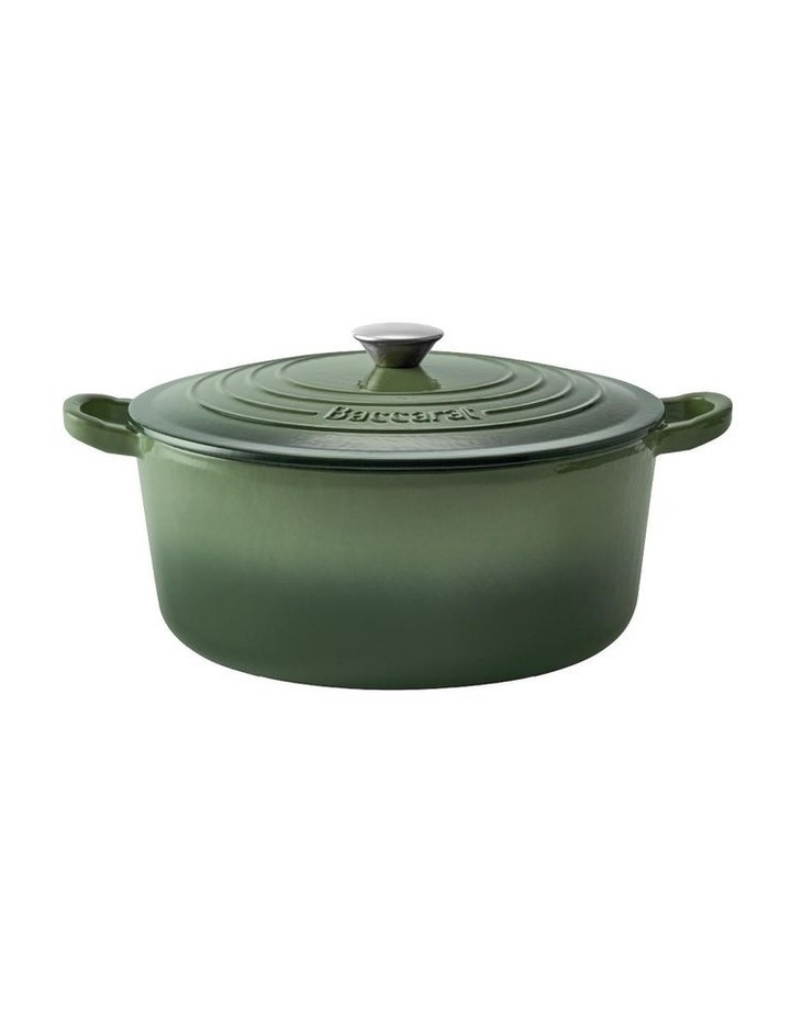 Baccarat Le Connoisseur Round French Oven 29cm 6.3L in Green image 2