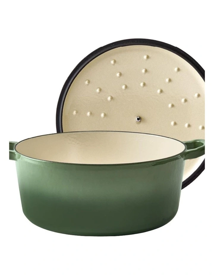 Baccarat Le Connoisseur Round French Oven 29cm 6.3L in Green image 1