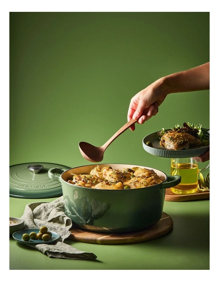 Baccarat Le Connoisseur Round French Oven 29cm 6.3L in Green image 5