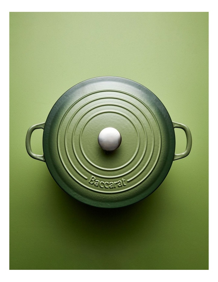 Baccarat Le Connoisseur Round French Oven 29cm 6.3L in Green image 12