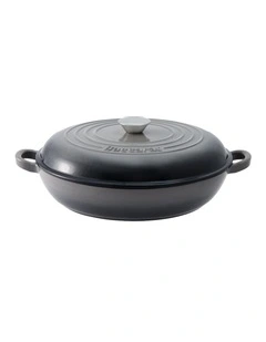 Baccarat Le Connoisseur French Saute Pan 31cm in Smoke
