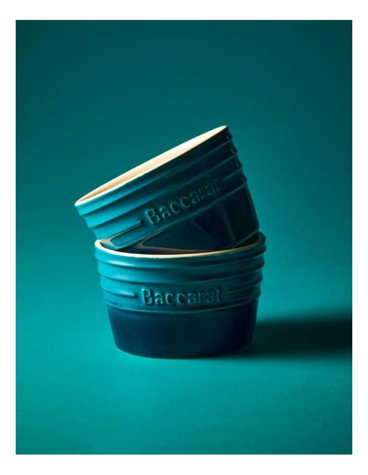Baccarat Le Connoisseur Ramekin Set Of 2 in Blue image 2