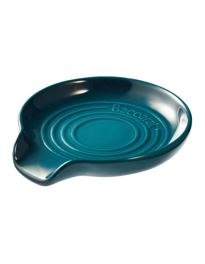 Baccarat Le Connoisseur Round Spoon Rest in Blue image 1