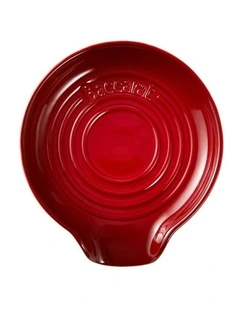 Baccarat Le Connoisseur Round Spoon Rest in Red