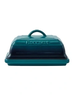 Baccarat Le Connoisseur Butter Dish 16cm in Blue