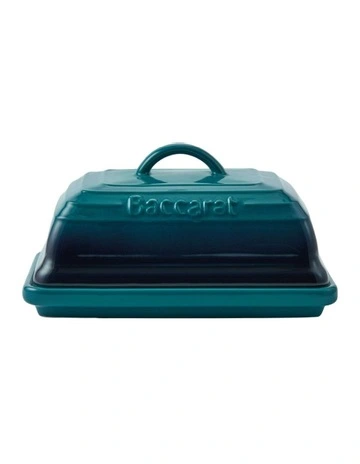 Baccarat Le Connoisseur Butter Dish 16cm in Blue