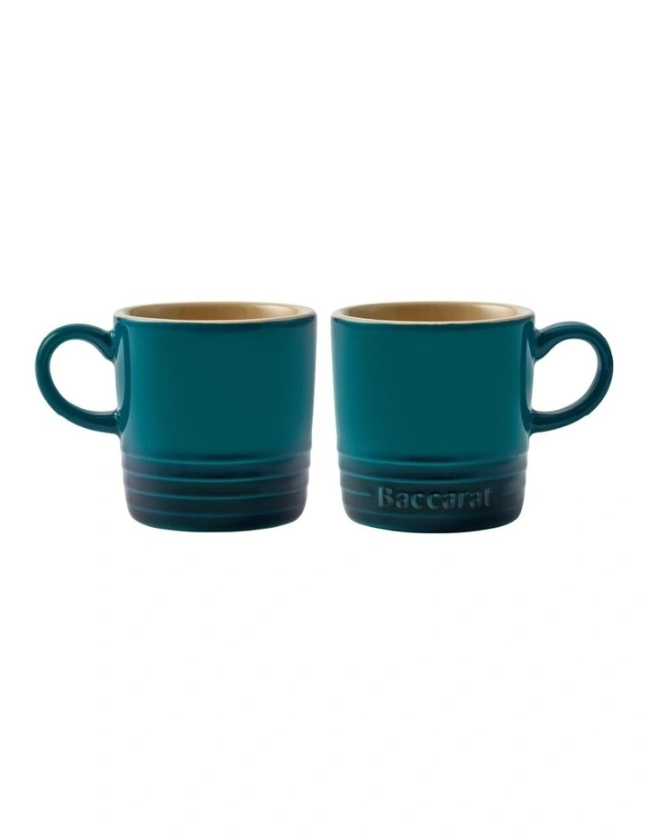 Baccarat Le Connoisseur Espresso Cups Set of 2 in Blue image 4