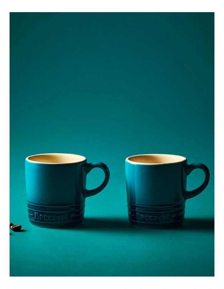 Baccarat Le Connoisseur Espresso Cups Set of 2 in Blue image 7