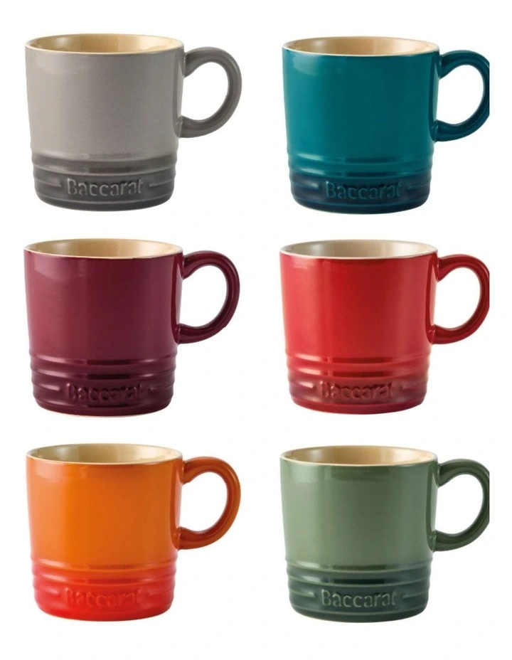 Baccarat Le Connoisseur Mugs Set of 6 in Multi image 1