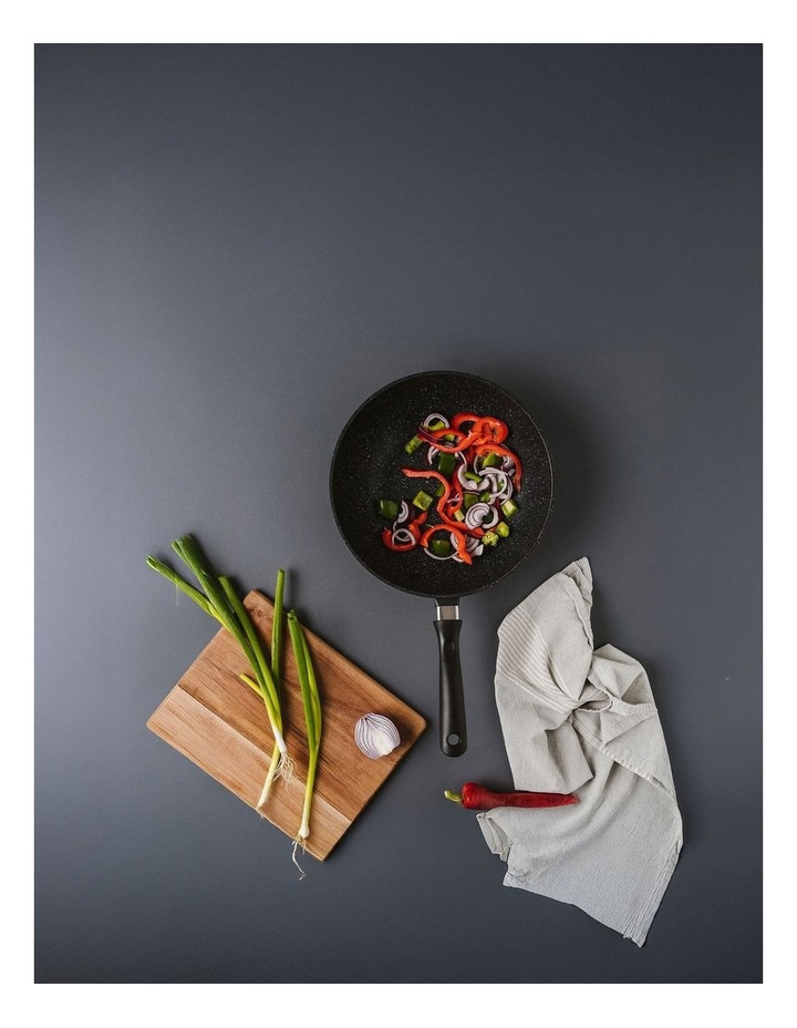 Baccarat STONE Stir Fry Pan 28cm in Black image 5