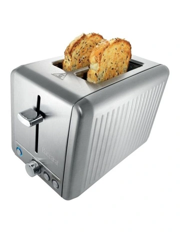 Baccarat The Toasty Slice 2 Slice Toaster in Silver