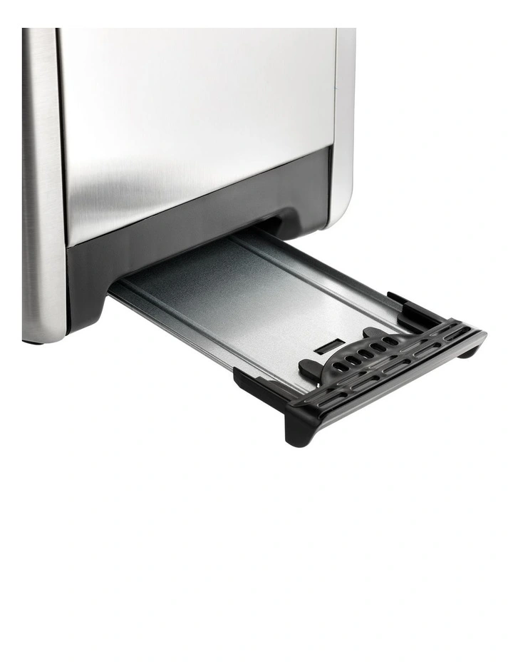 Baccarat The Toasty Slice 2 Slice Toaster in Silver image 3