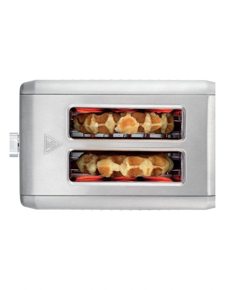 Baccarat The Toasty Slice 2 Slice Toaster in Silver image 3