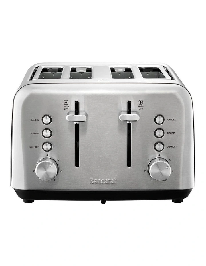 Baccarat 4 Slice Toaster in Silver image 2