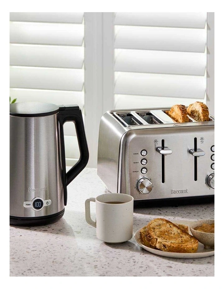 Baccarat 4 Slice Toaster in Silver image 5