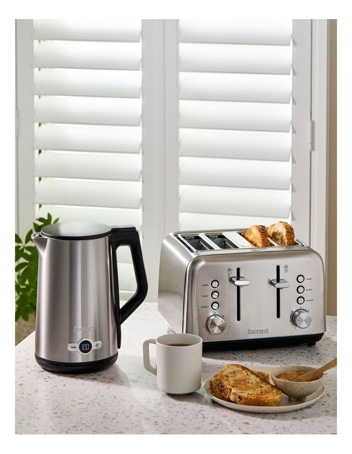 Baccarat 4 Slice Toaster in Silver image 6