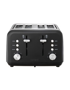 Baccarat The Toasty Slice 4 Slice Toaster in Black