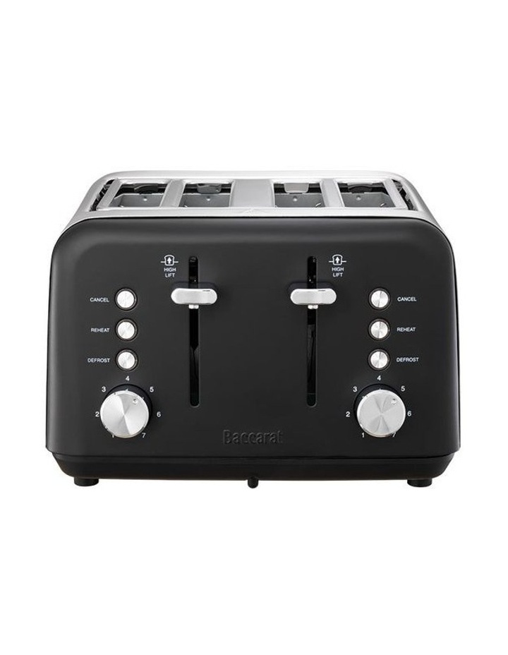 Baccarat The Toasty Slice 4 Slice Toaster in Black image 1