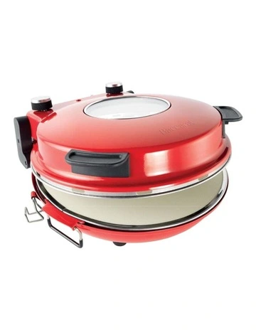 Baccarat The Gourmet Slice Pizza Oven in Red