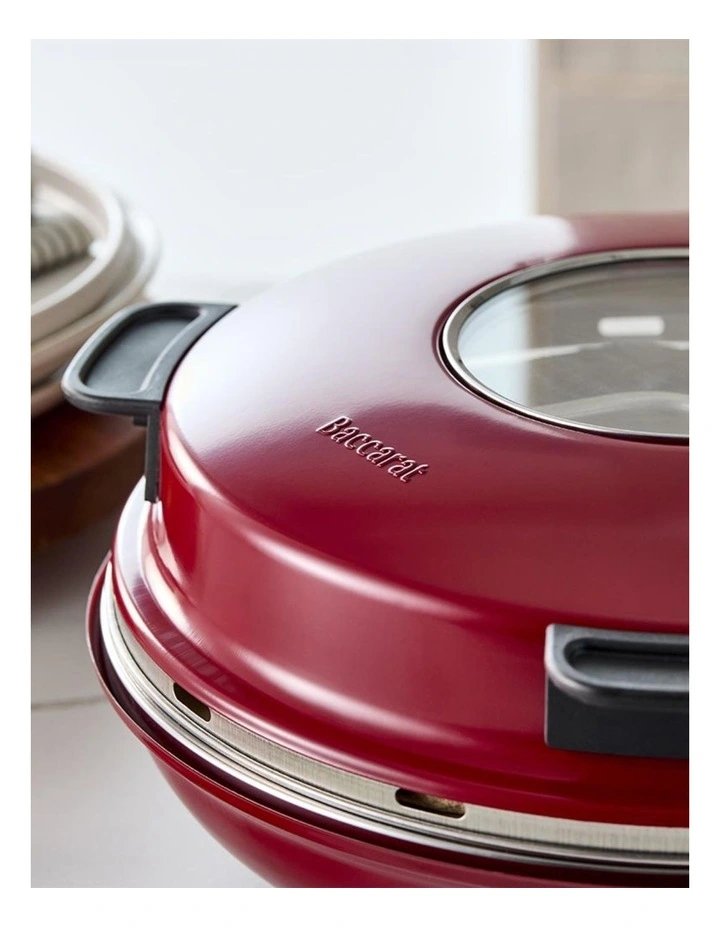 Baccarat The Gourmet Slice Pizza Oven in Red image 6