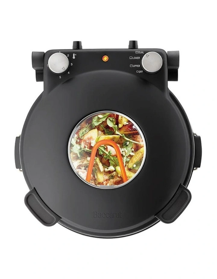 Baccarat The Gourmet Slice Pizza Oven in Black image 2