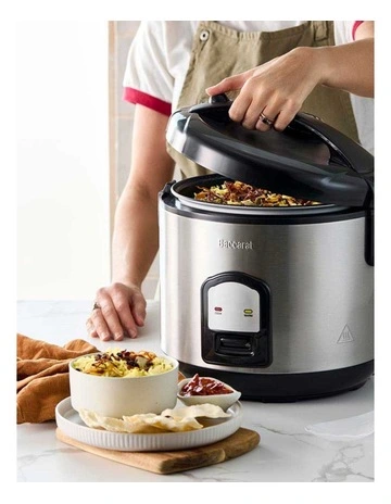 Baccarat Stone The Perfect Grain 1.8L Rice Cooker in Silver