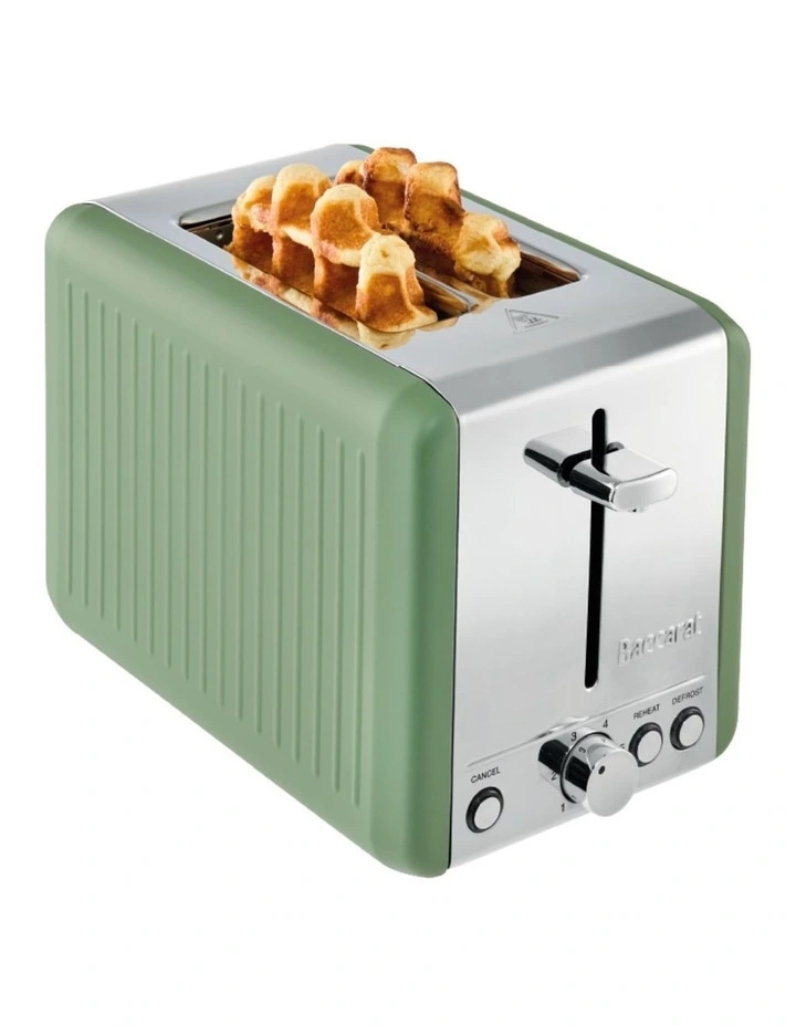 NOOK by Baccarat Toaster 2 Slice in Sage image 2