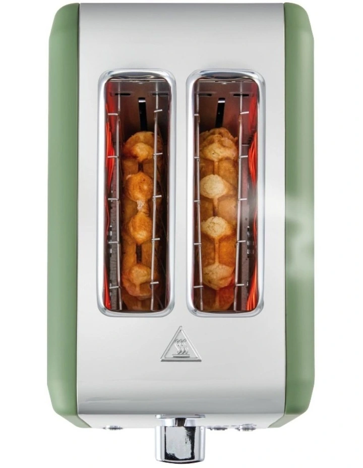 NOOK by Baccarat Toaster 2 Slice in Sage image 3