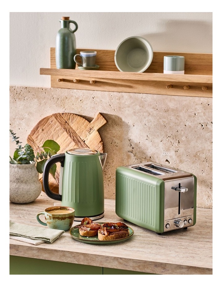 NOOK by Baccarat Toaster 2 Slice in Sage image 6