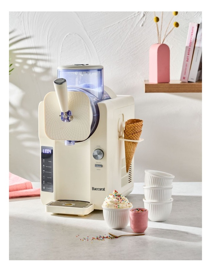 Baccarat The SlushiePro Ice Cream And Slushie Machine in Cream image 2
