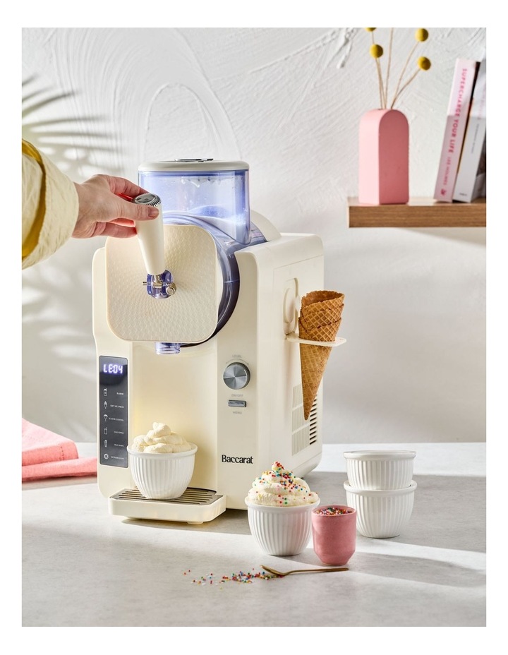Baccarat The SlushiePro Ice Cream And Slushie Machine in Cream image 6
