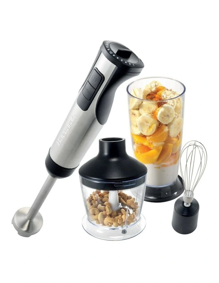 Baccarat The Quick Mix Stick Blender Set in Silver image 1