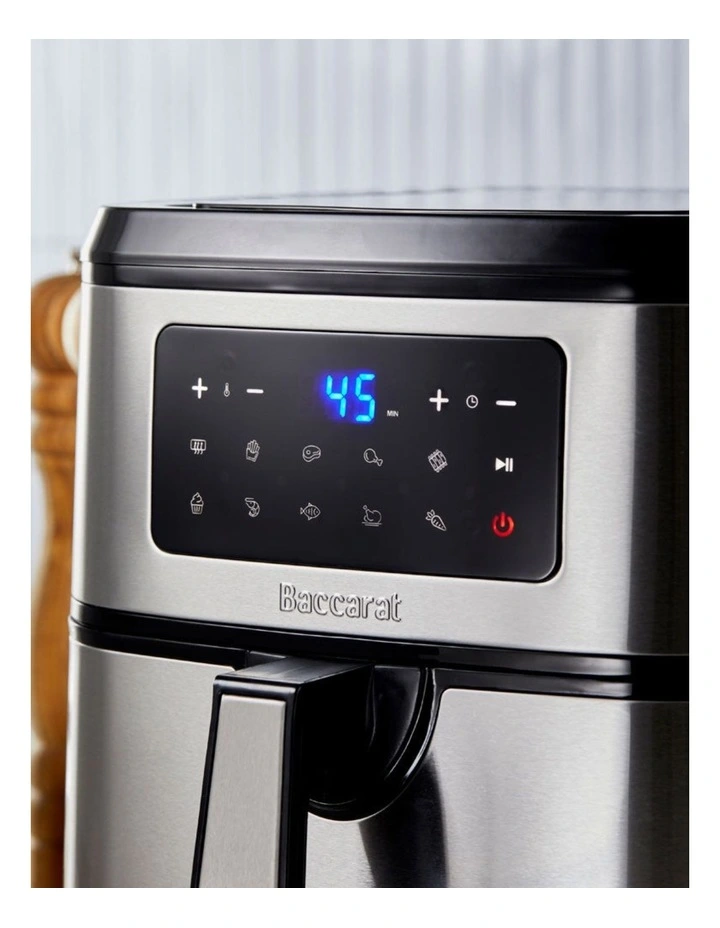Baccarat The Healthy Fry 9L Air Fryer in Silver image 2