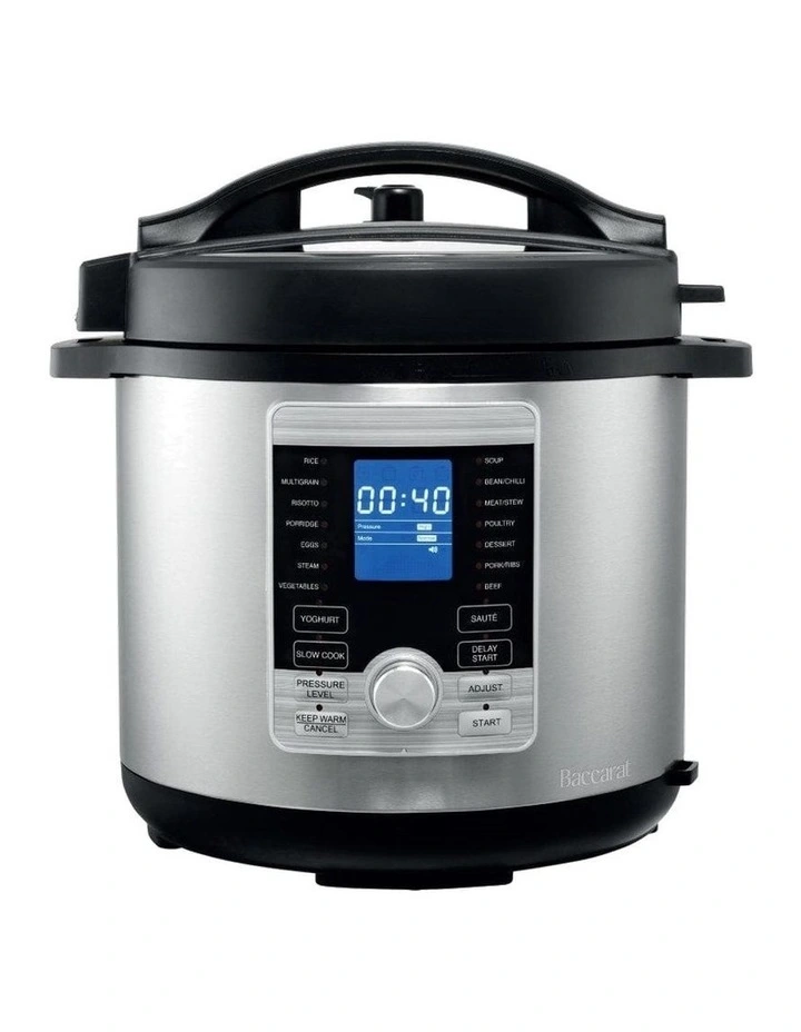Baccarat The Smart Chef 8L Multicooker in Silver image 2