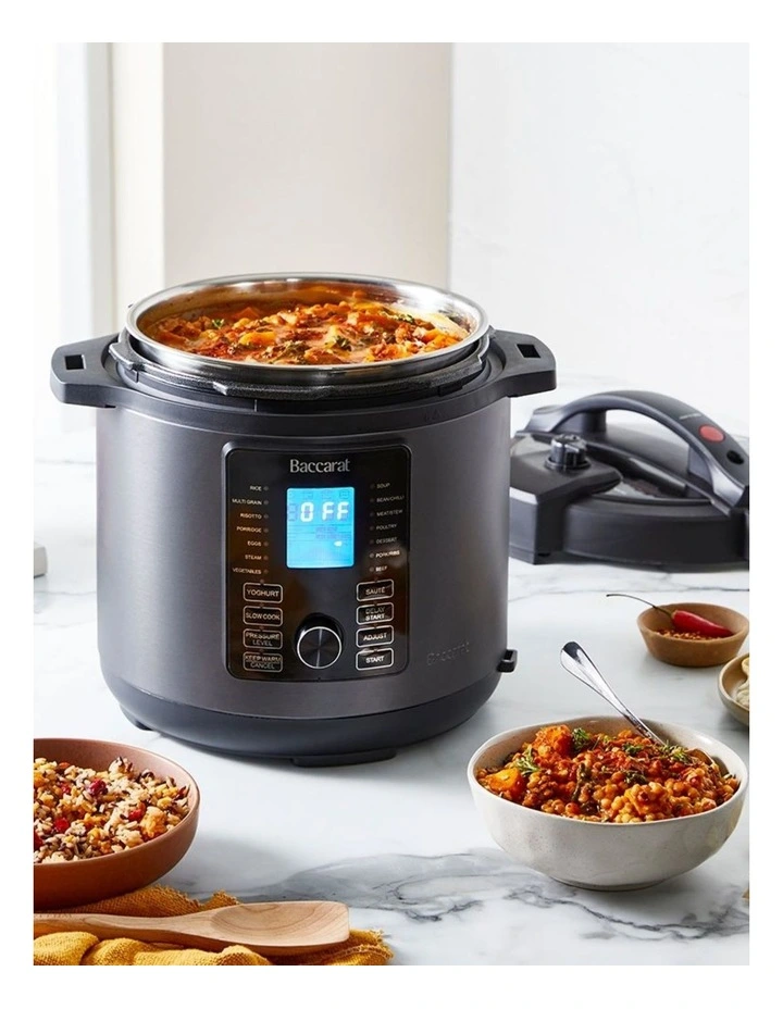 Baccarat The Smart Chef 8L Multicooker in Black image 2