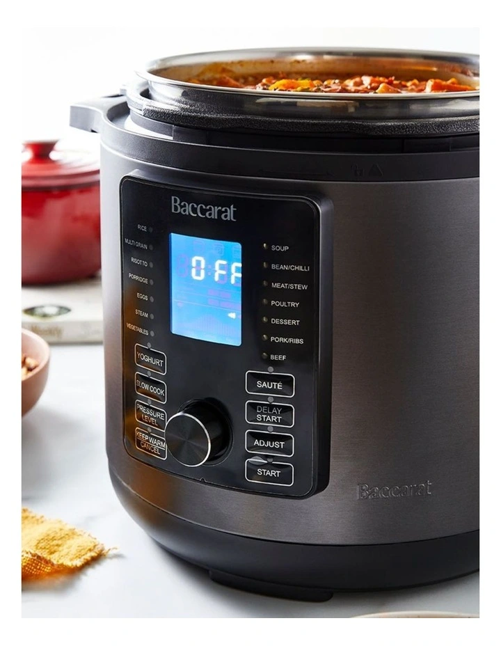 Baccarat The Smart Chef 8L Multicooker in Black image 4